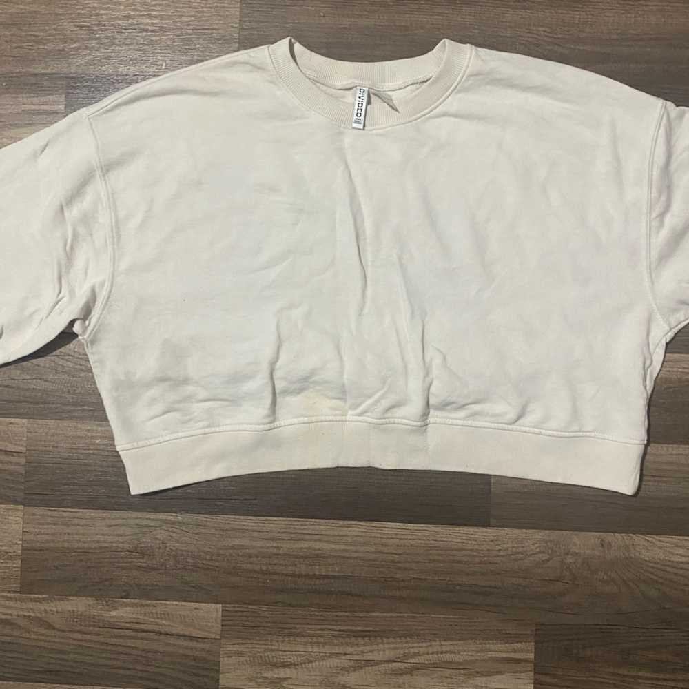 XL Divided cropped hoodie